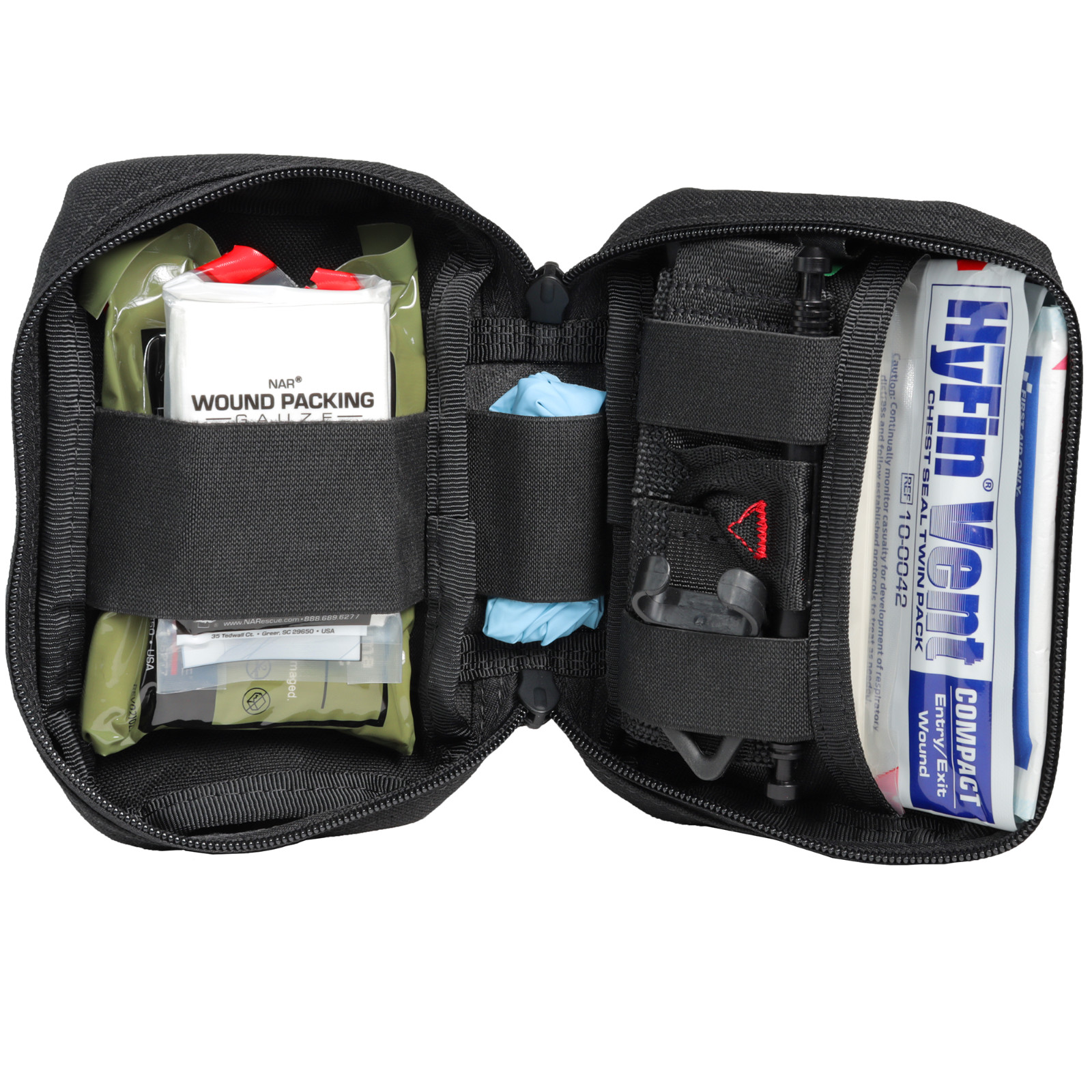 First Response Gunshot Wound Kit for Hemorrhage Control, Rip-Away MOLLE IFAK