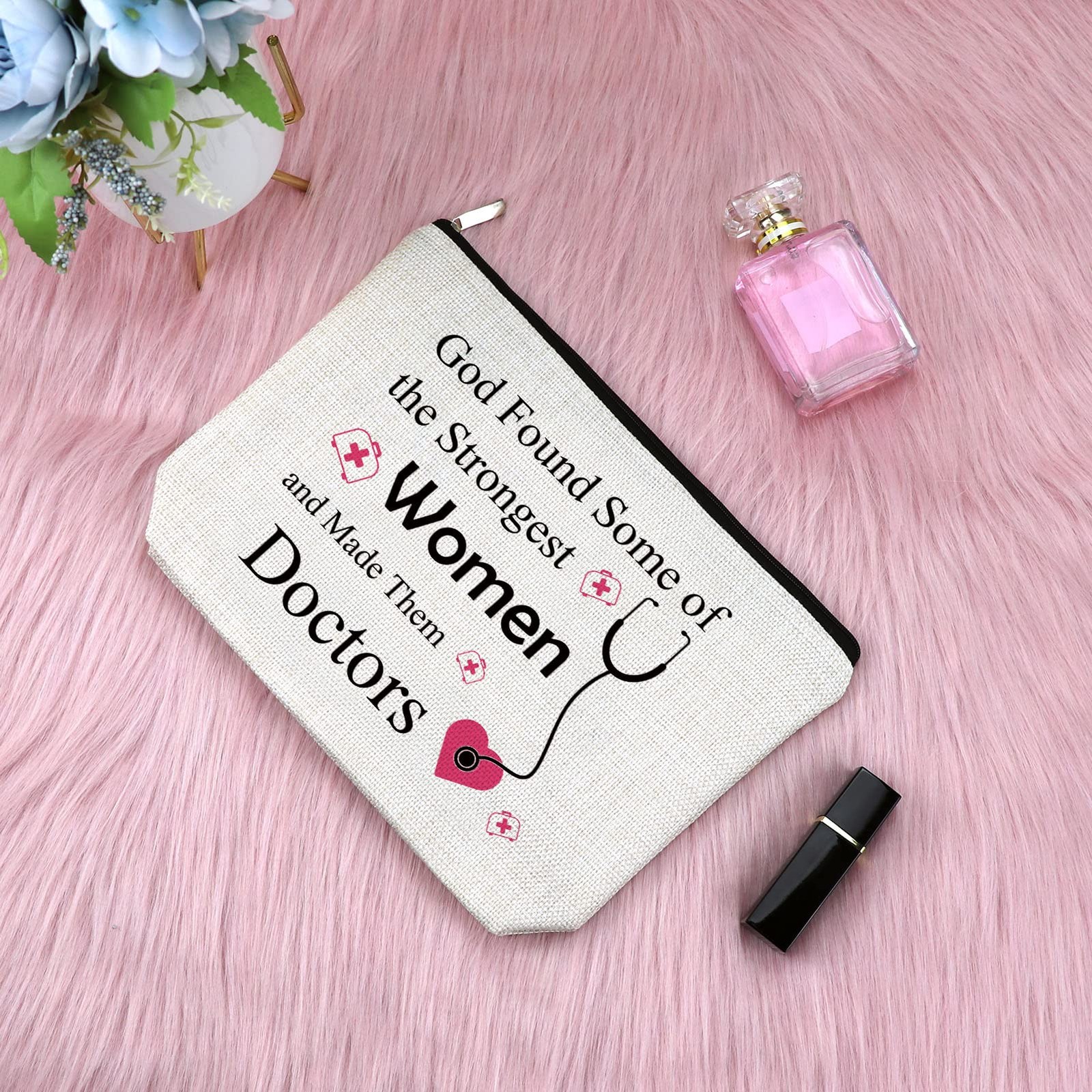 Sfodiary Doctor Gift for Women Makeup Bag Doctor Appreciation Gift Medical Stude