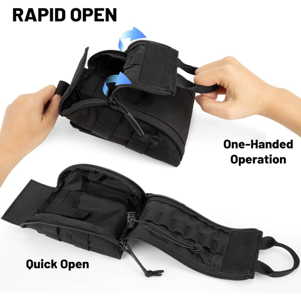 Tactical Molle First Aid Kid Utility Medical Bag Waist Pack Survival Medic Bag
