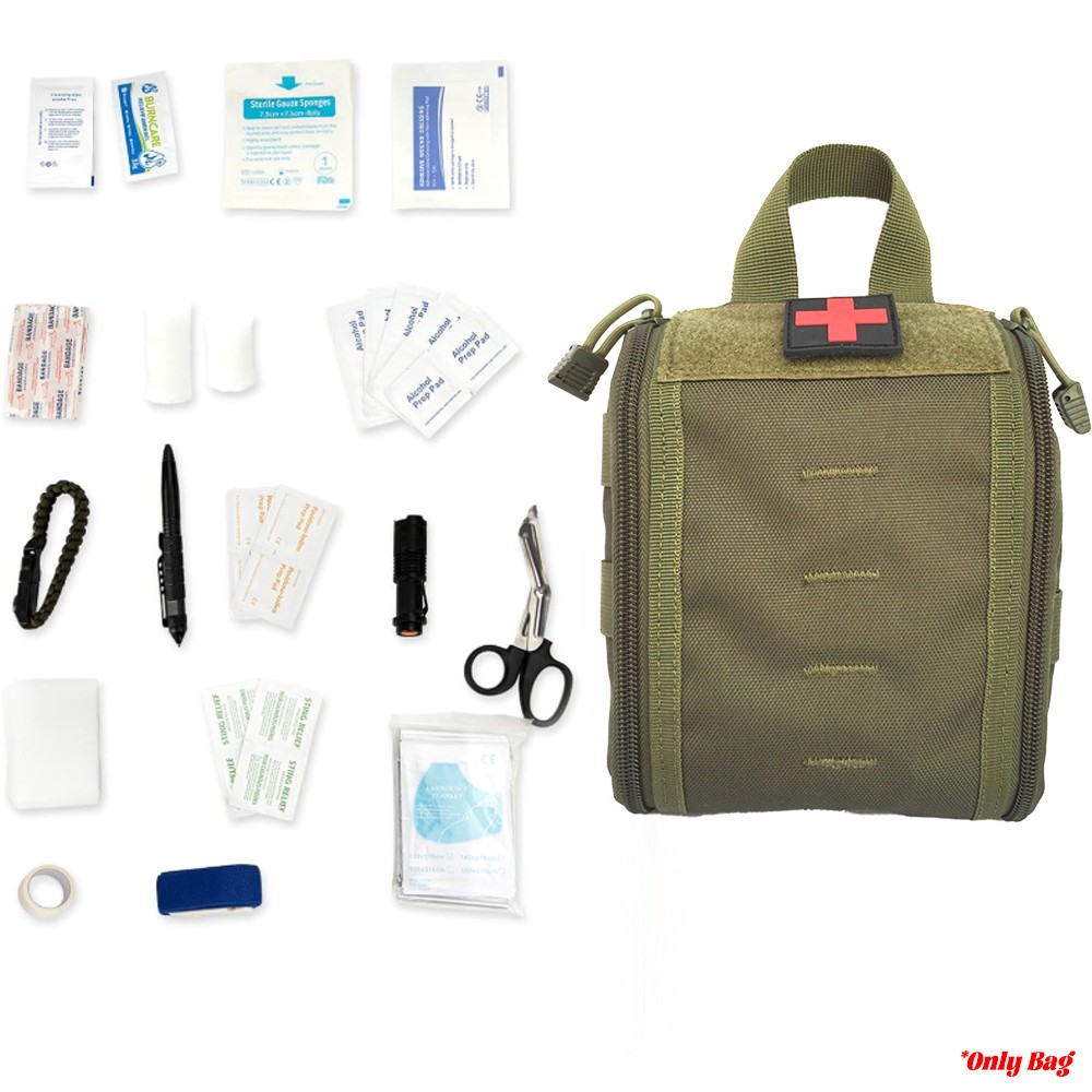 Tactical Molle First Aid Kid Utility Medical Bag Waist Pack Survival Medic Bag