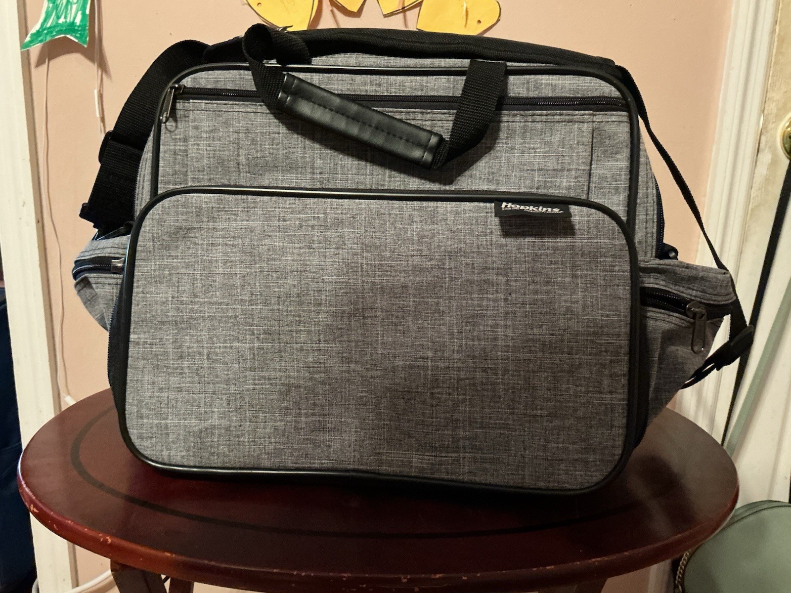 Hopkins Antimicrobial Mini Home Health Shoulder Bag With Large Departments (New)