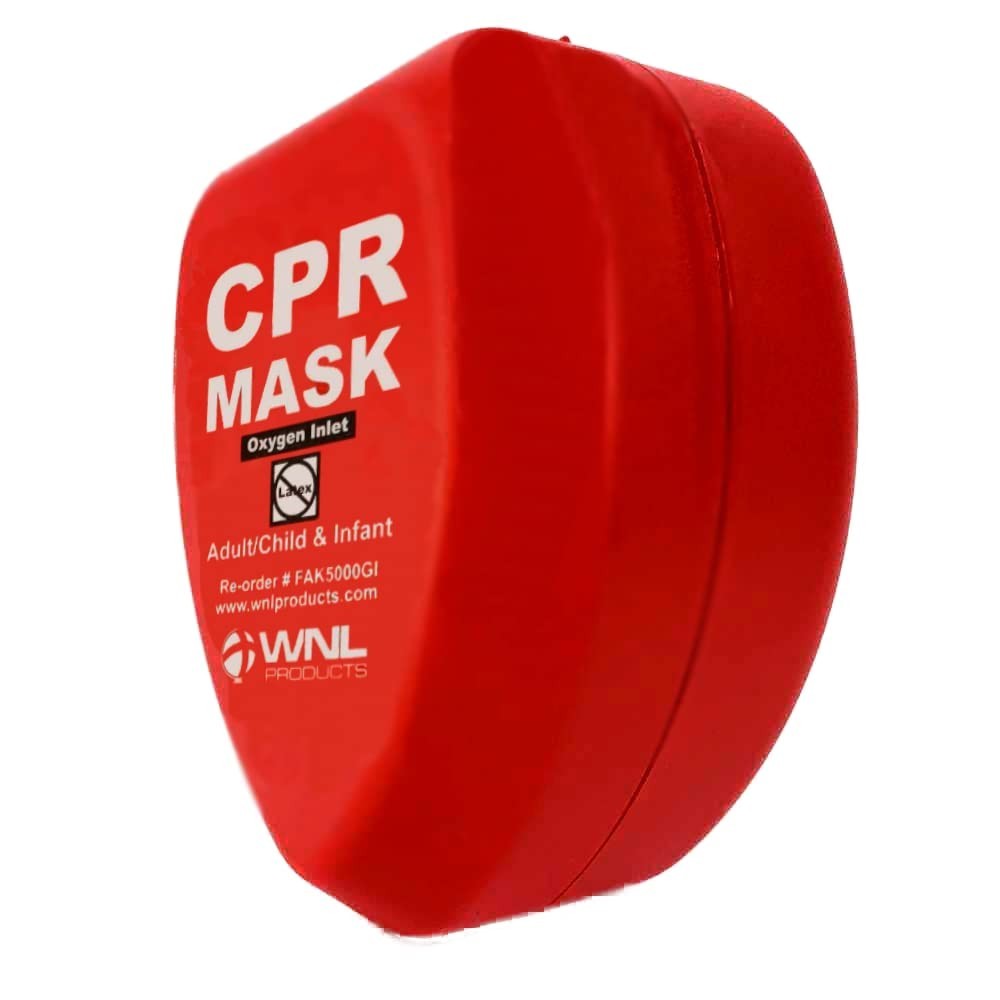 Complete CPR Rescue Mask Kit with Child & Adult Masks, Gloves, and Virus Shield