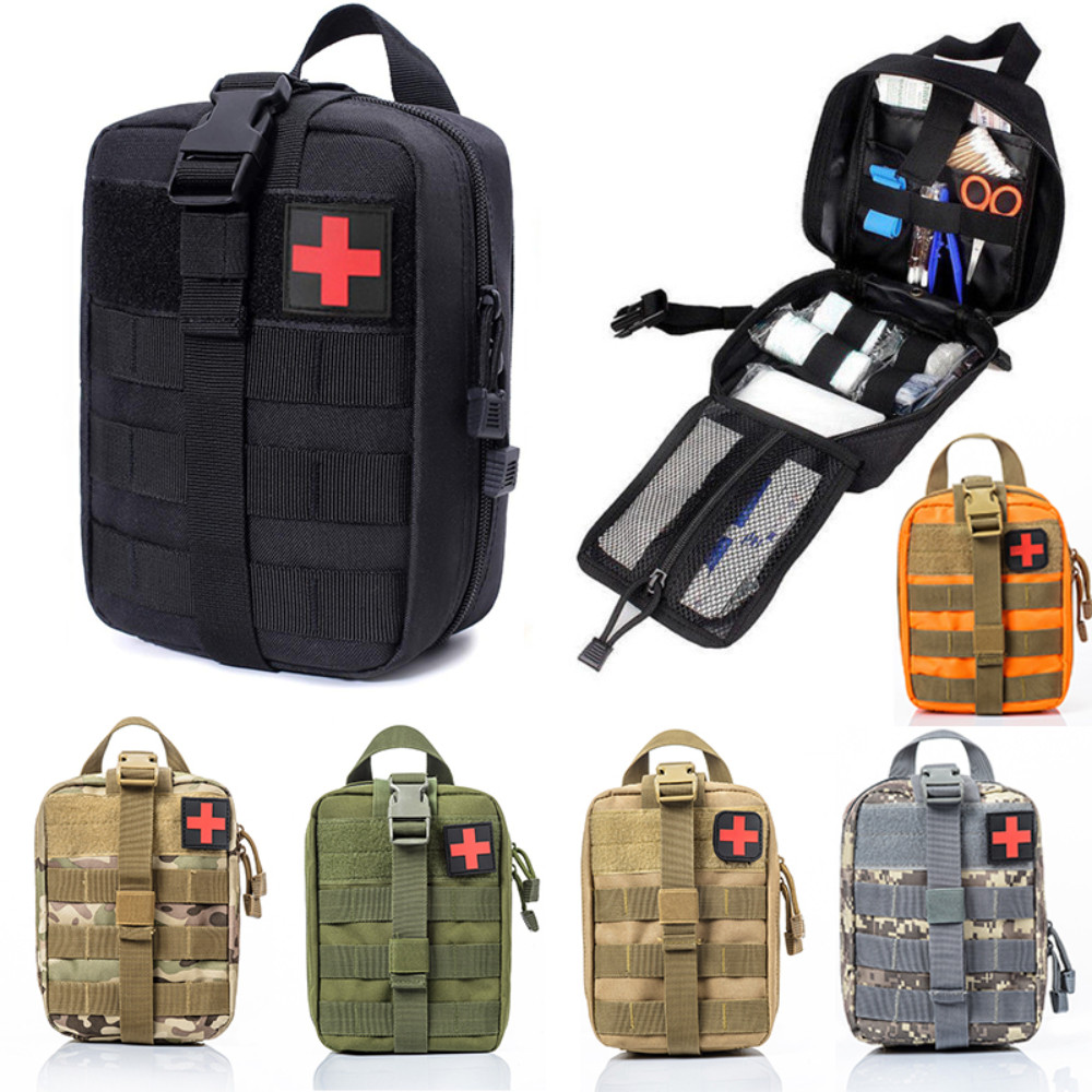 Tactical Survival Trauma Bag Medical Combat First Aid Emergency Kit Ifak Pouch