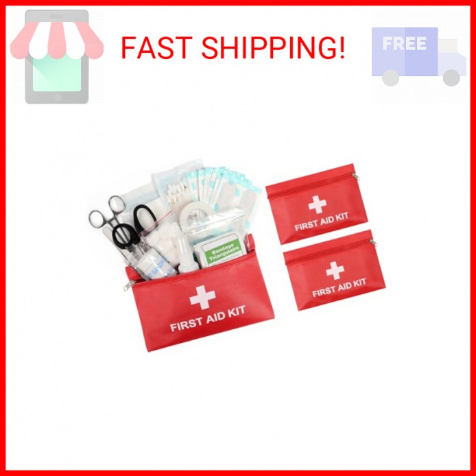 Camoredy Empty Mini First Aid Kit Bag Portable Waterproof Small First Aid Pouch