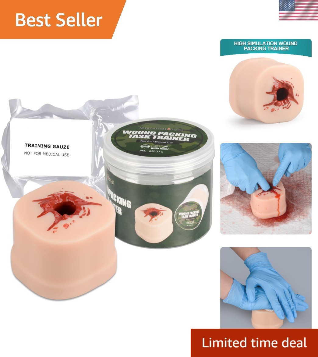 Attachable Wound Packing Task Trainer – Perfect for Bleed Control Techniques